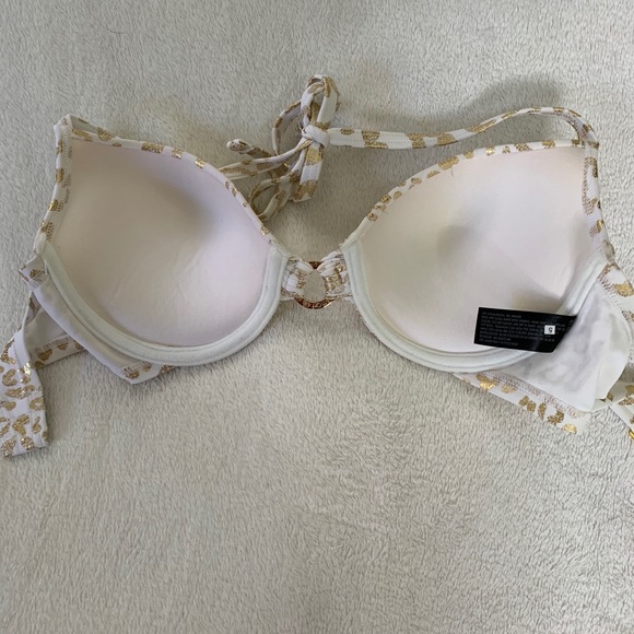 Gold Metallic Animal Print by Smart & Sexy Sz 36C - Picture 2 of 10